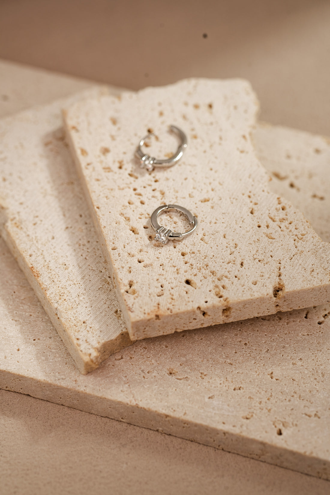 LUMI Whisper Hoops – Dainty 925 Silver Earrings in Gold or Silver