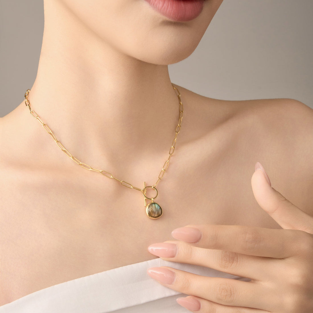 Golden Orbit Necklace