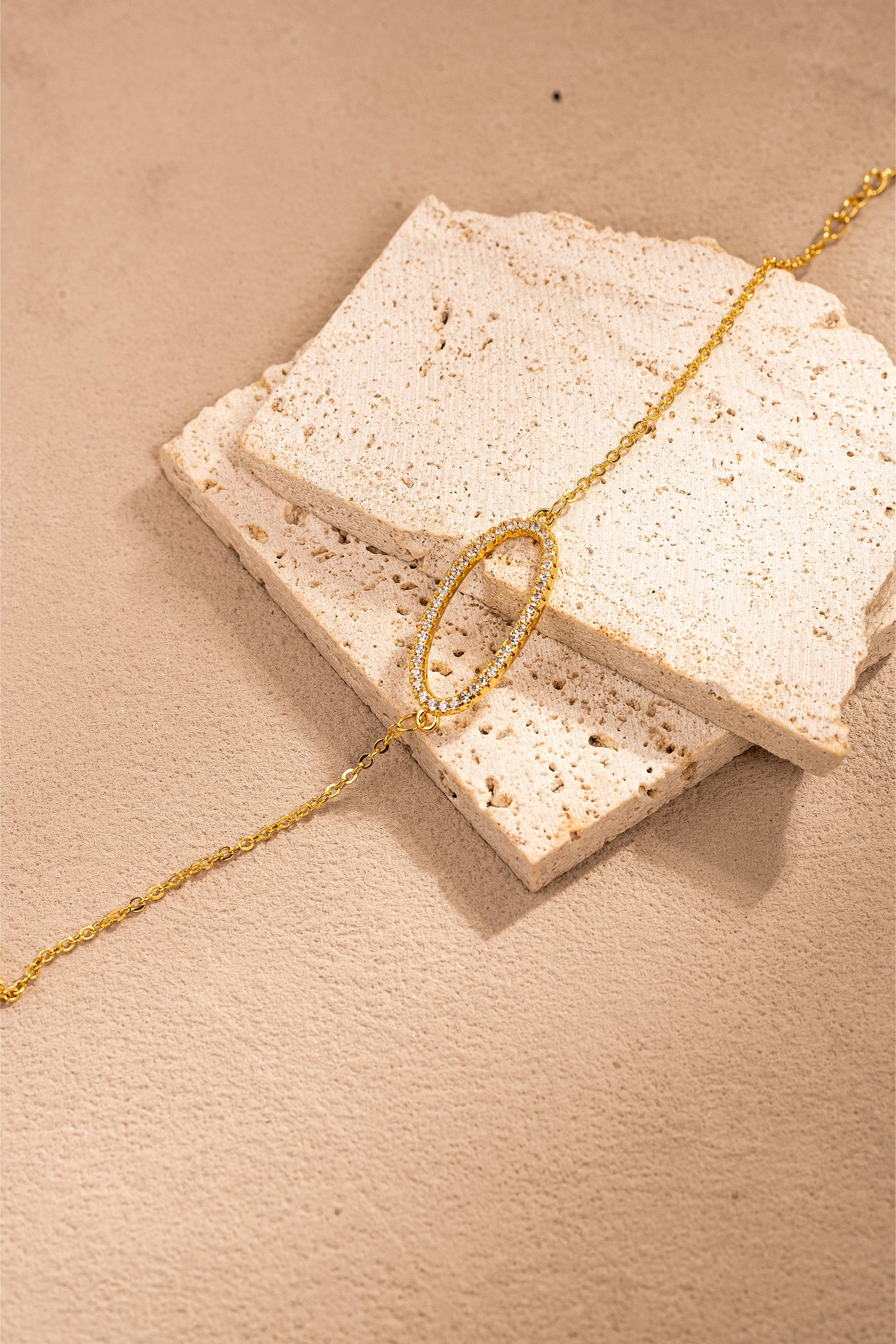 18K Gold Vermeil Oval Radiance Bracelet