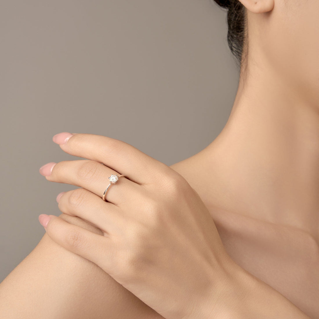Polaris Moissanite Ring
