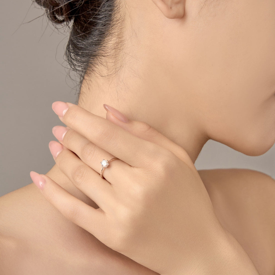 Polaris Moissanite Ring