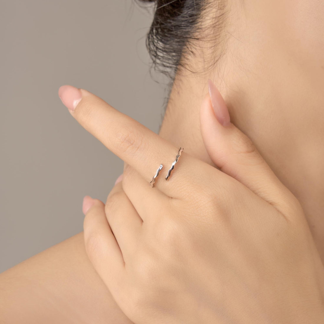 Entwined Light Adjustable Ring