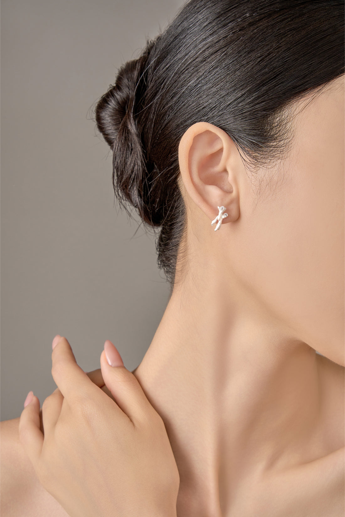Dancing Silver Flame Earrings
