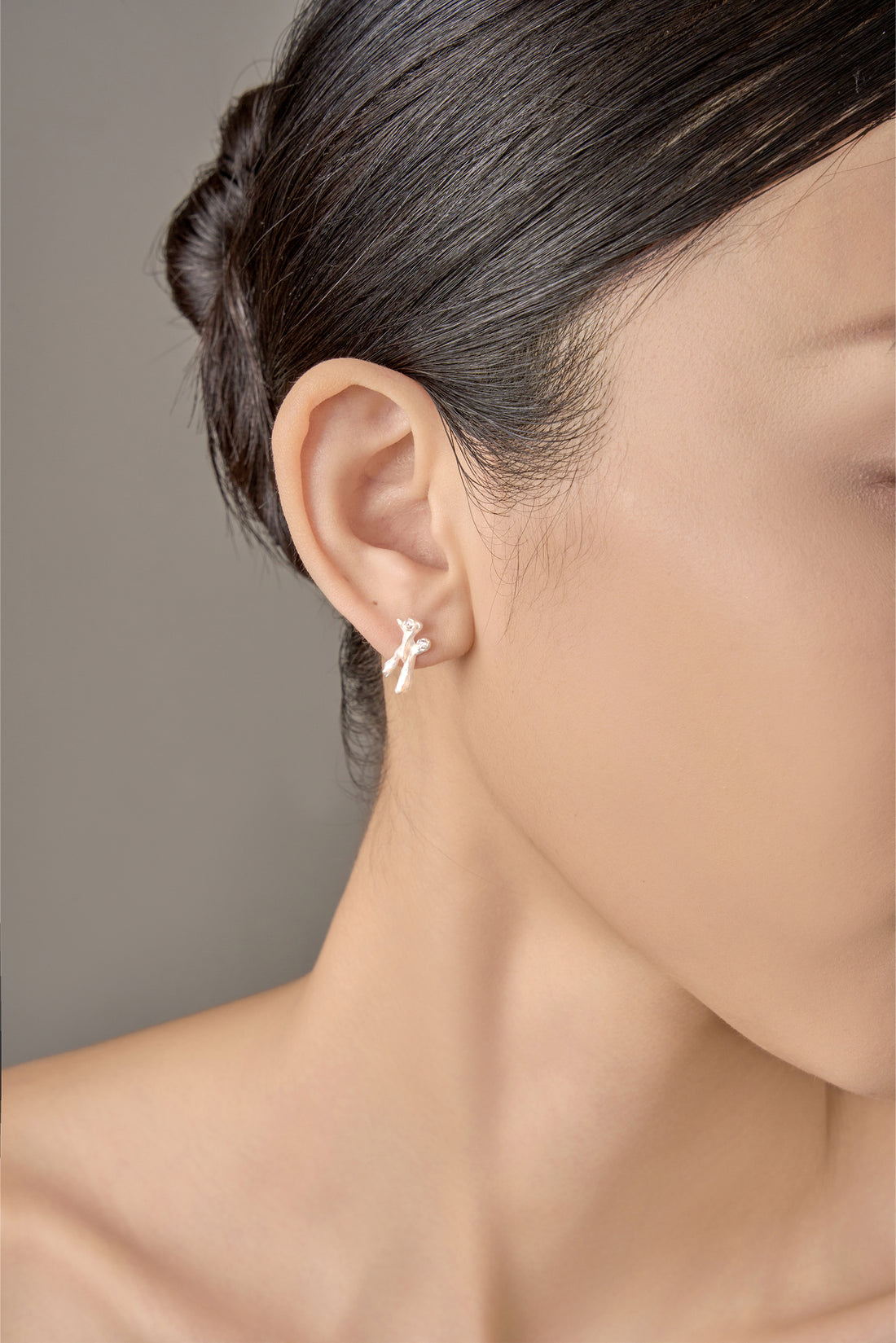 Dancing Silver Flame Earrings