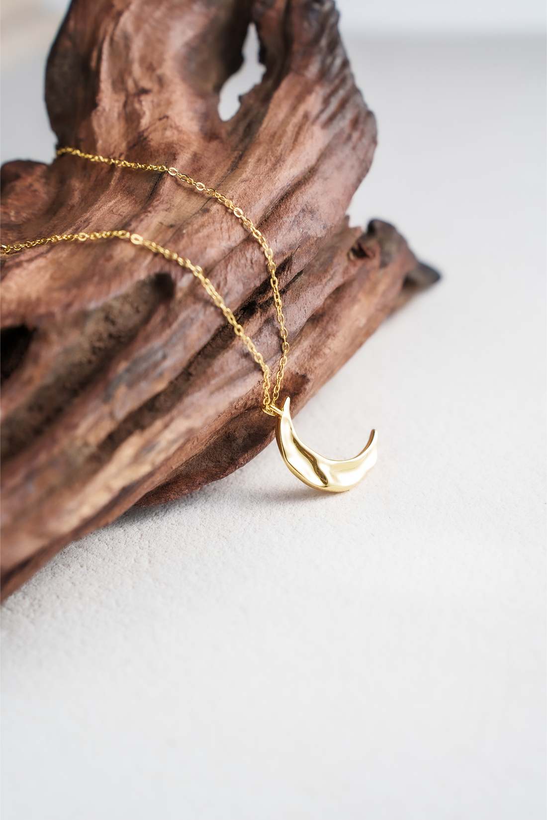 Moonlit Sea Necklace – 925 Silver with 18K Gold Vermeil