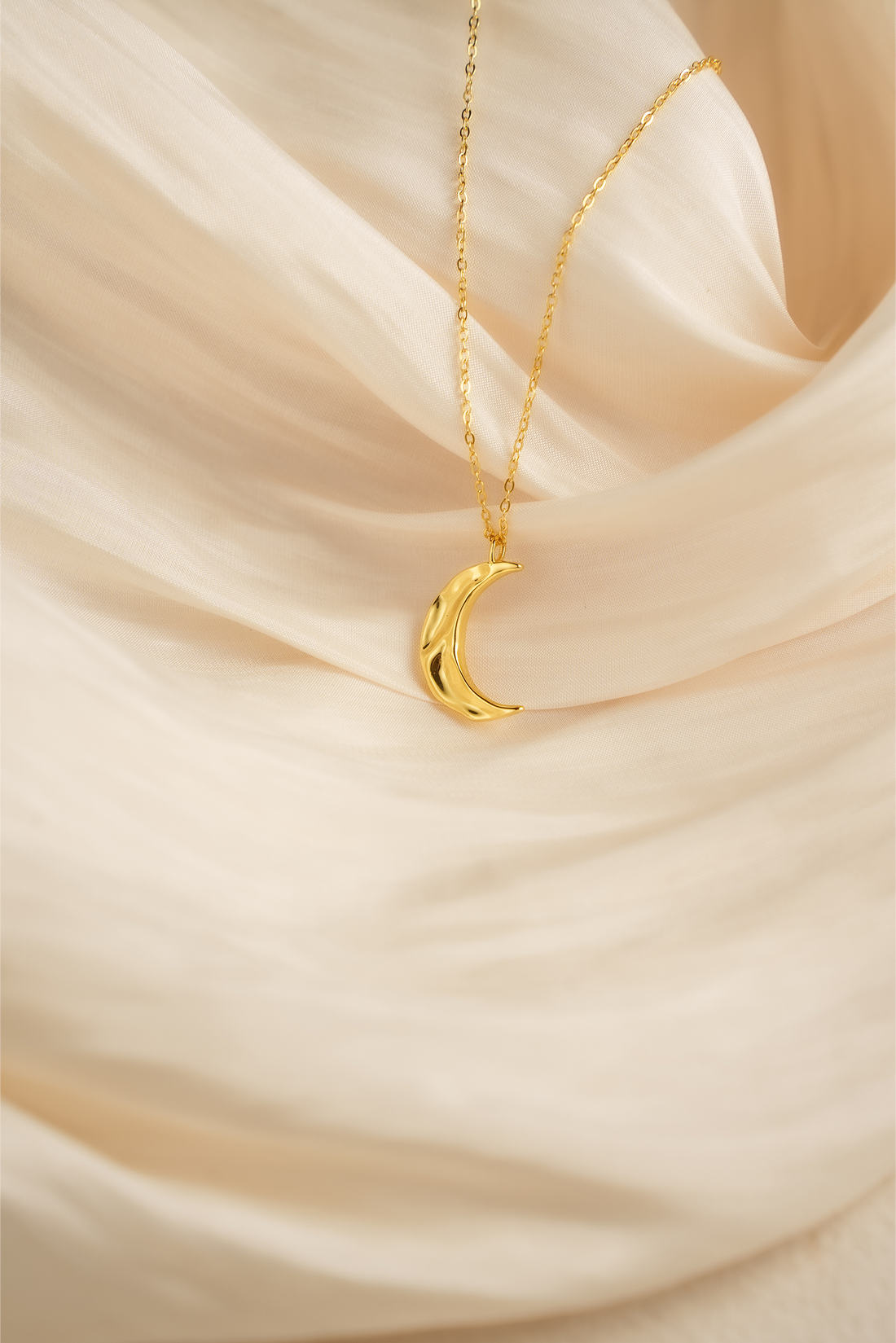 Moonlit Sea Necklace – 925 Silver with 18K Gold Vermeil