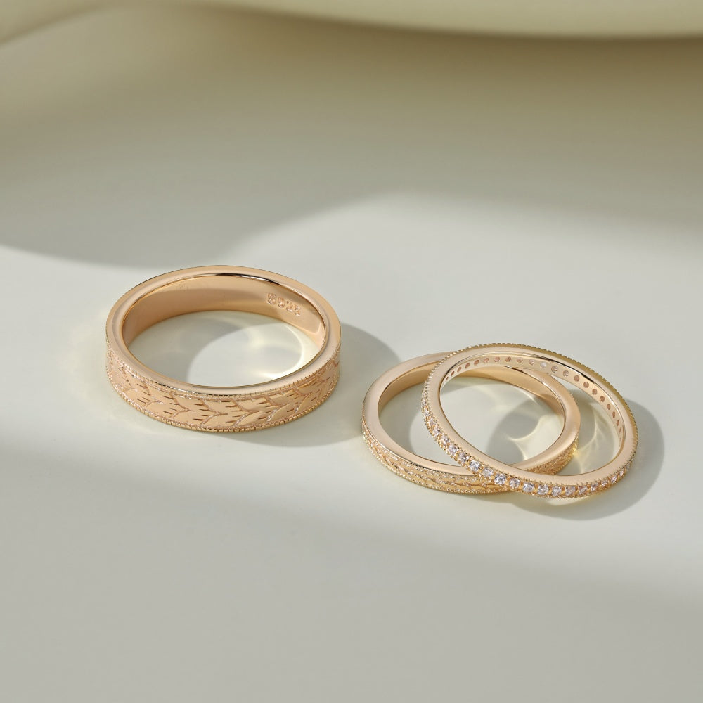 Roman Oath Columns Couple Rings