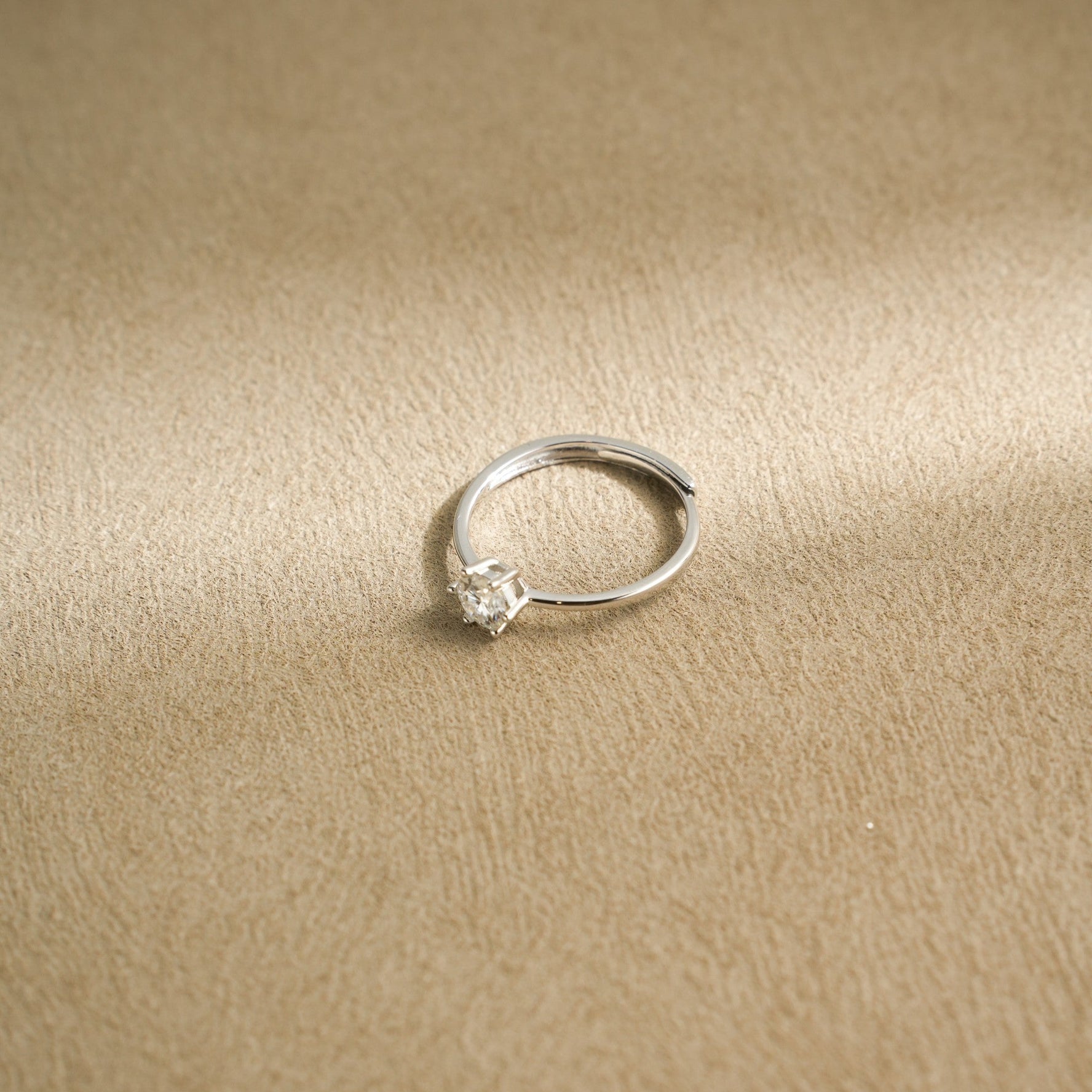 Polaris Moissanite Ring