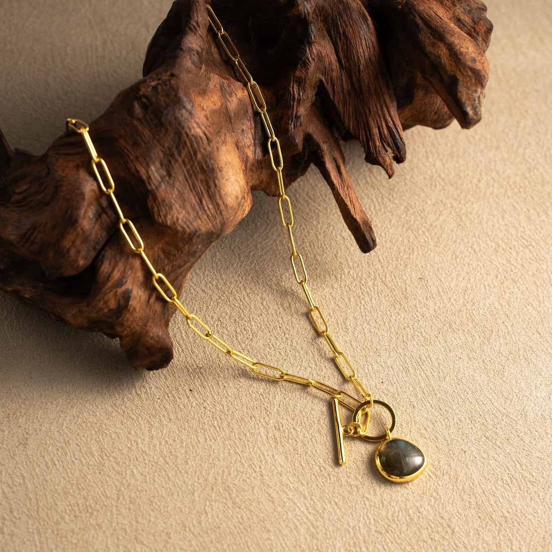 Golden Orbit Necklace
