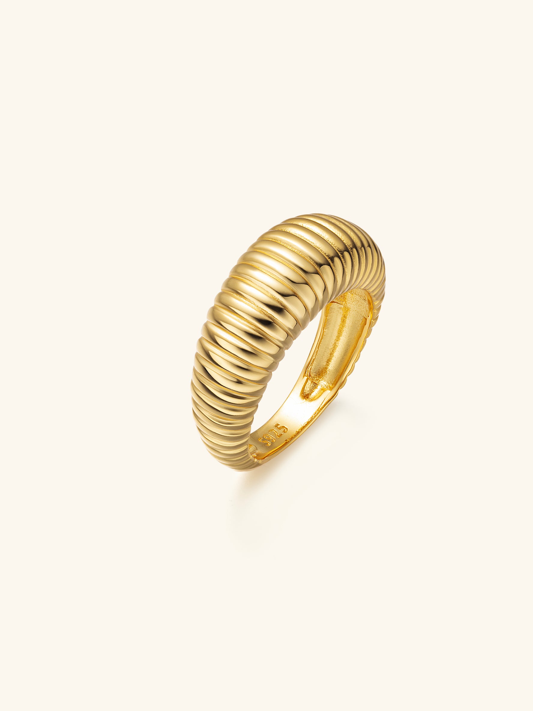 Sunlit Rhythm Ring – 18K Gold Vermeil on 925 Silver