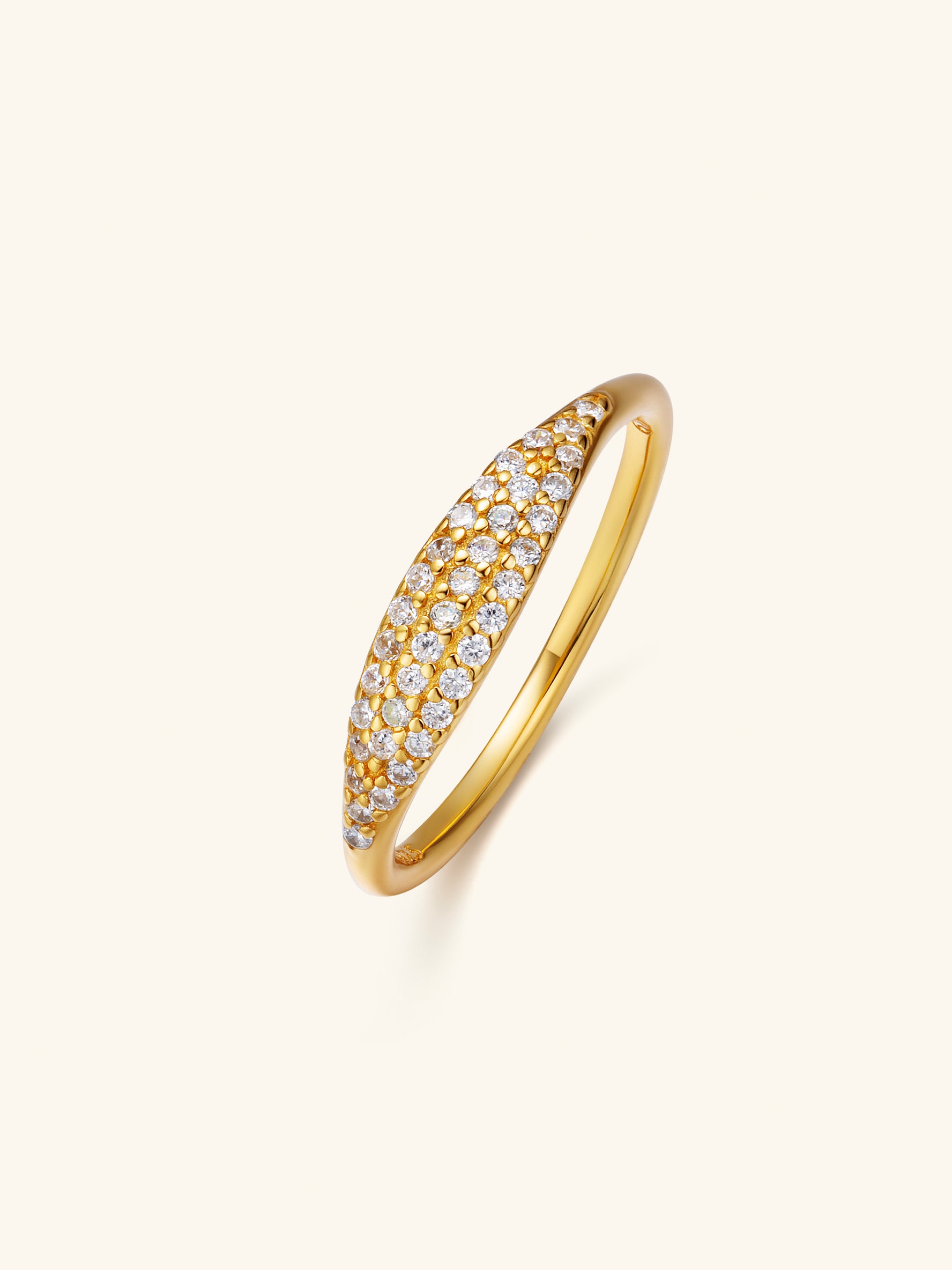925 Silver Vermeil Starlit Crown Ring