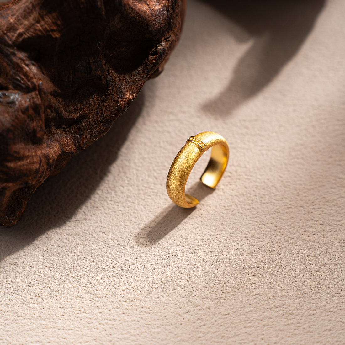Golden Minimalist Ring