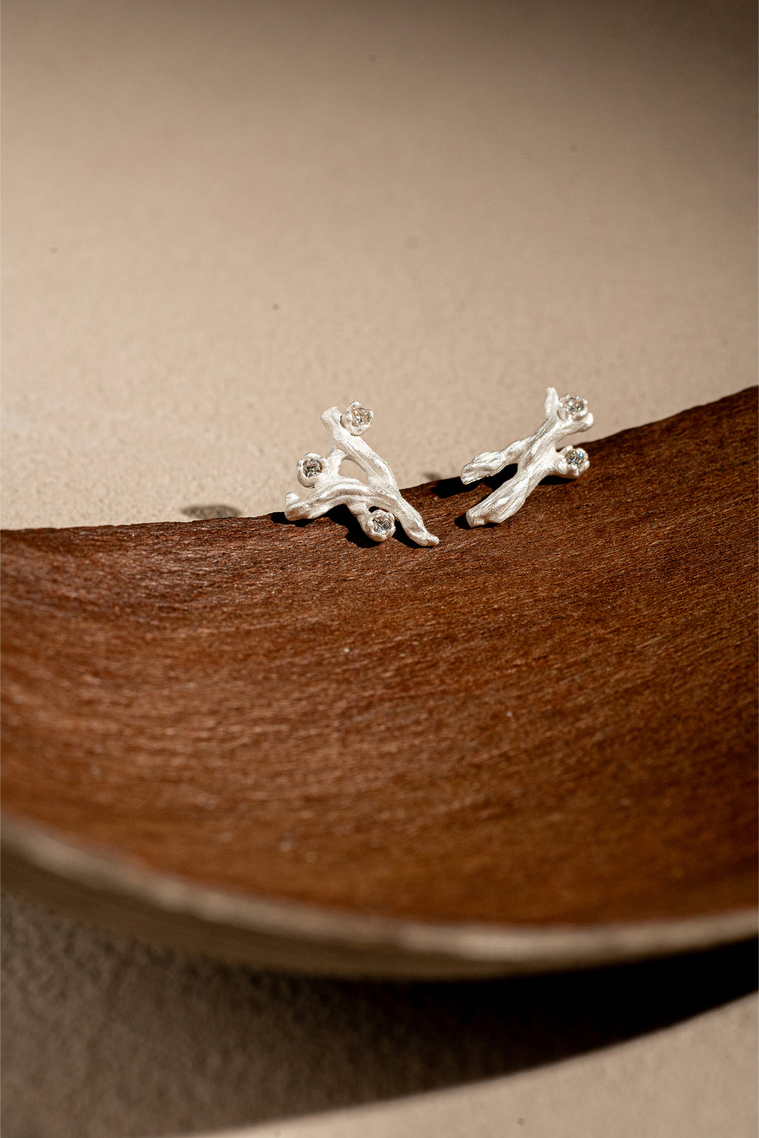 Dancing Silver Flame Earrings