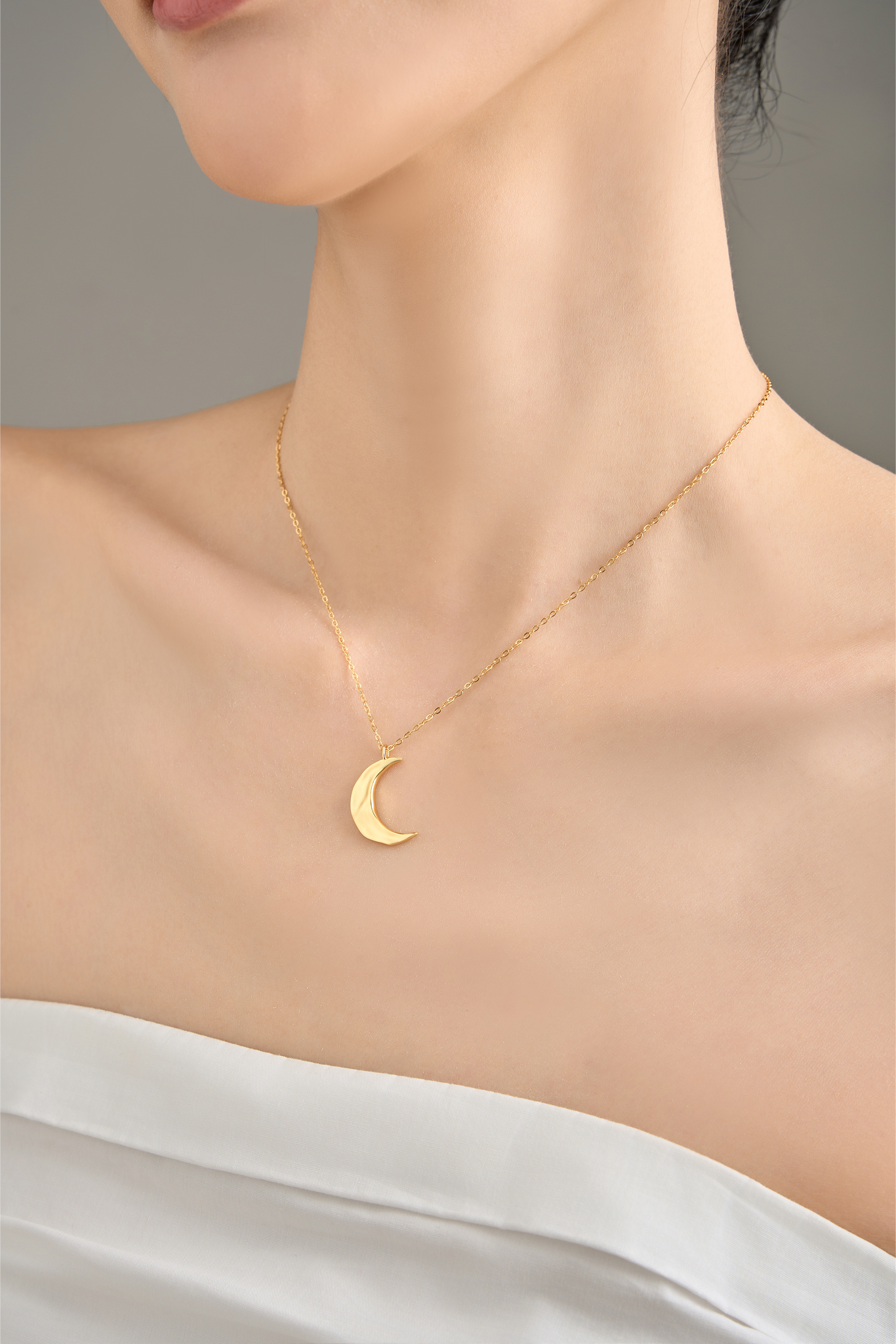 Moonlit Sea Necklace – 925 Silver with 18K Gold Vermeil