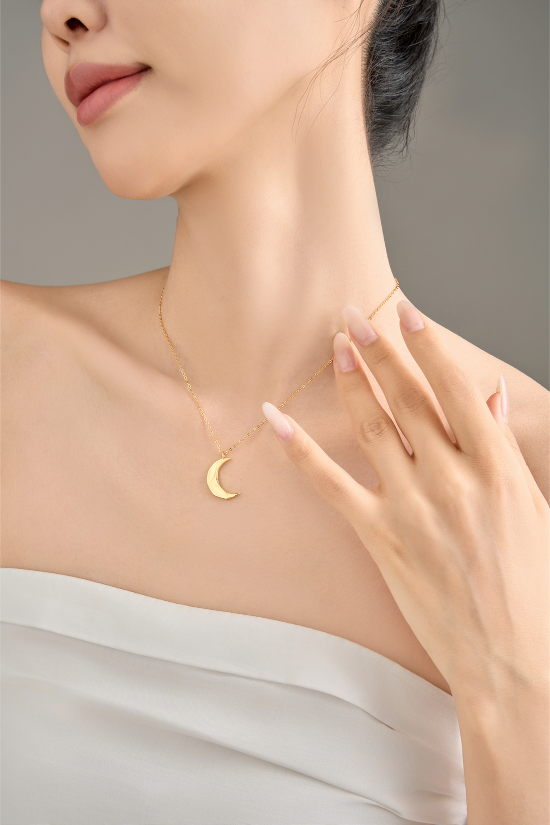Moonlit Sea Necklace – 925 Silver with 18K Gold Vermeil