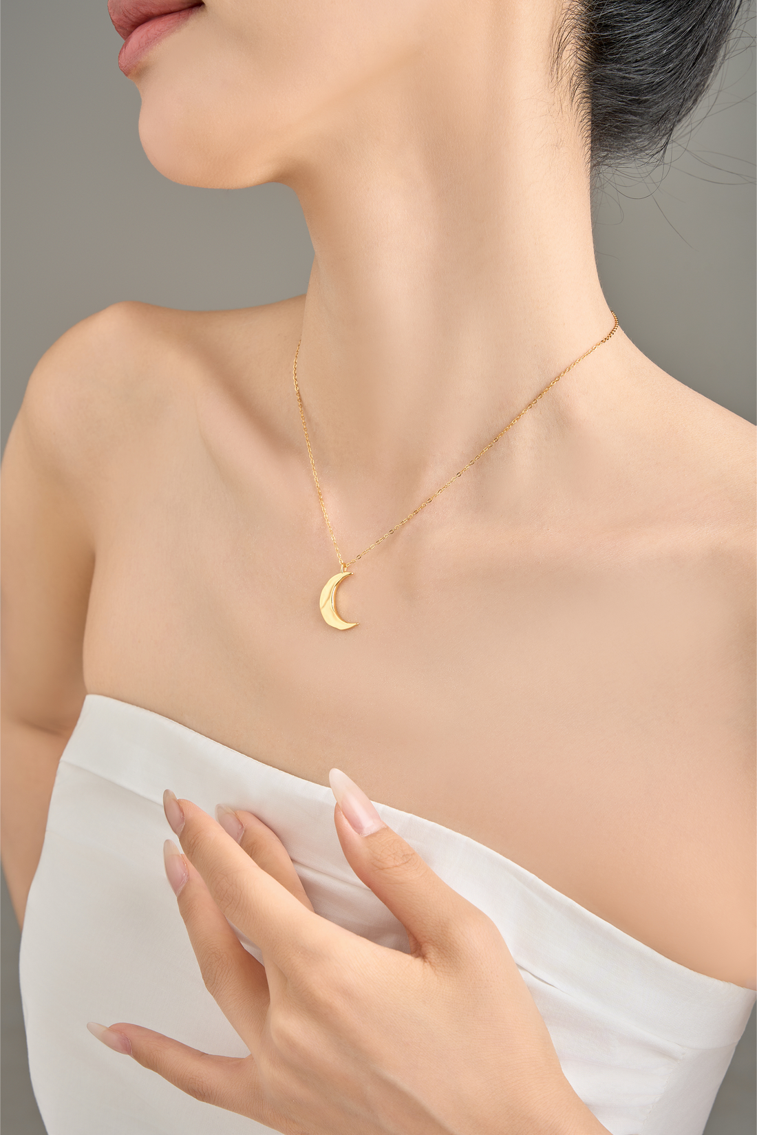 Moonlit Sea Necklace – 925 Silver with 18K Gold Vermeil