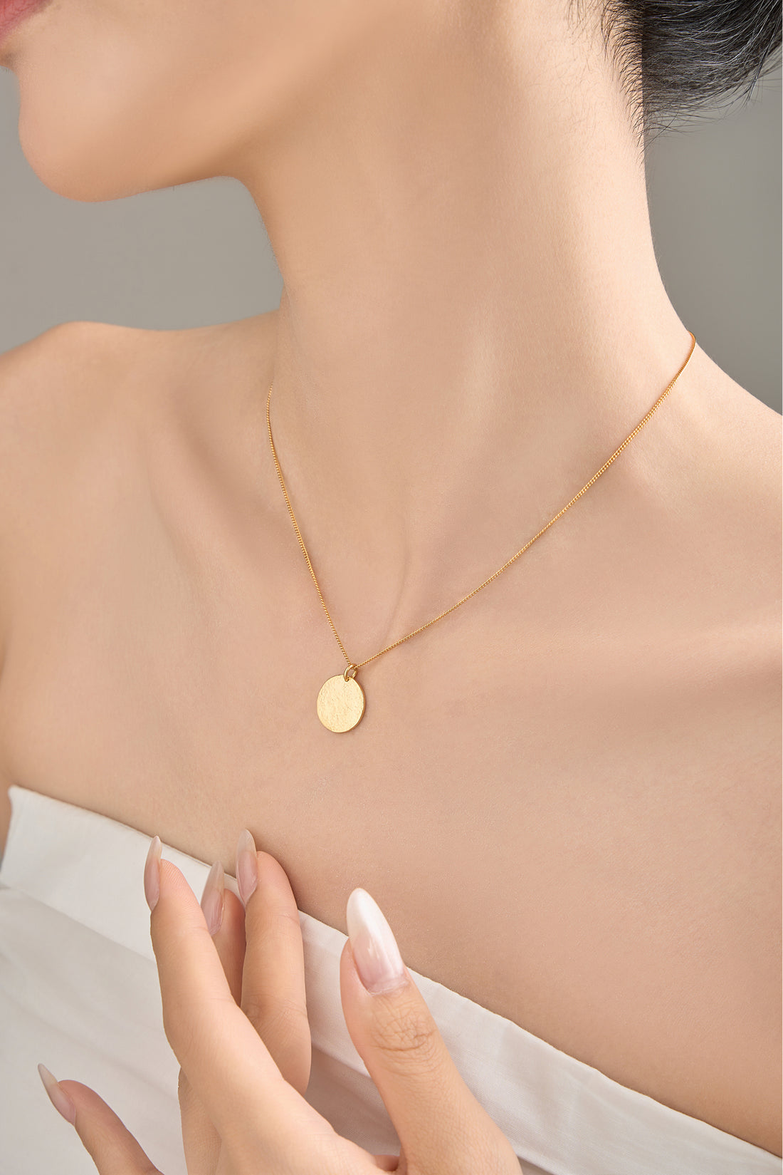 Halo Ripple Irregular necklace