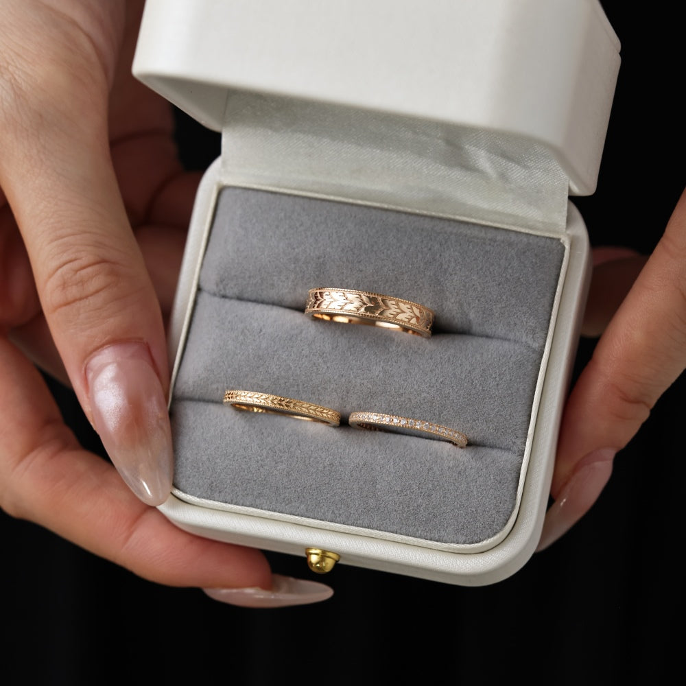 Roman Oath Columns Couple Rings