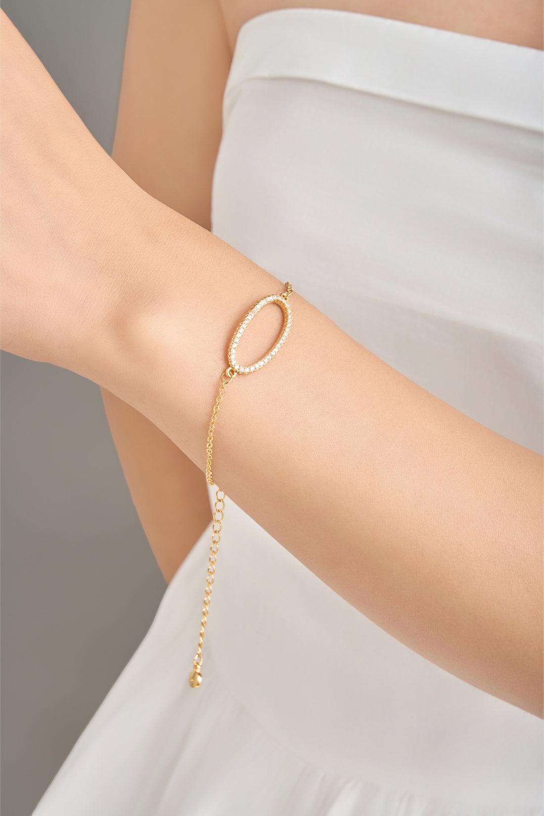 18K Gold Vermeil Oval Radiance Bracelet