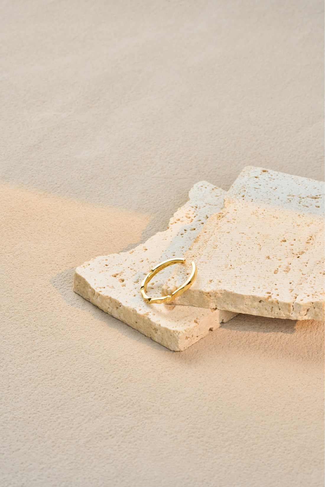 Twist of Light Adjustable Ring – 925 Silver with 18K Gold/White Gold Plating