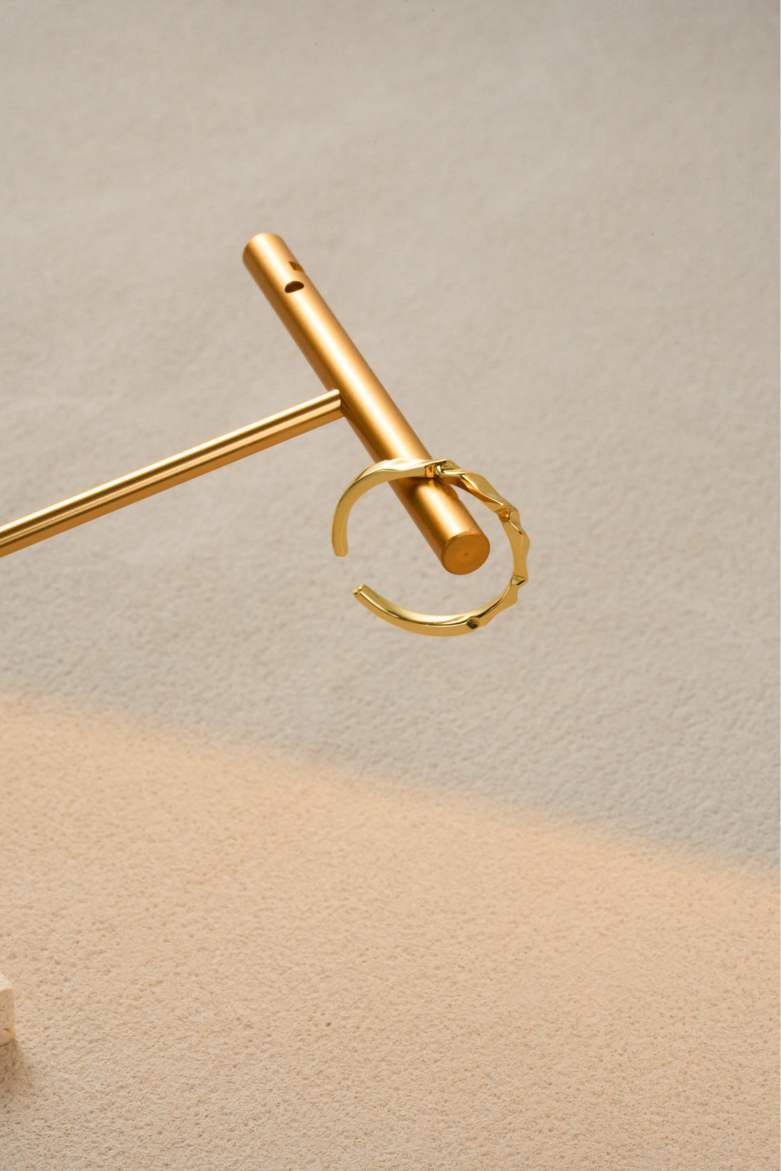 Twist of Light Adjustable Ring – 925 Silver with 18K Gold/White Gold Plating