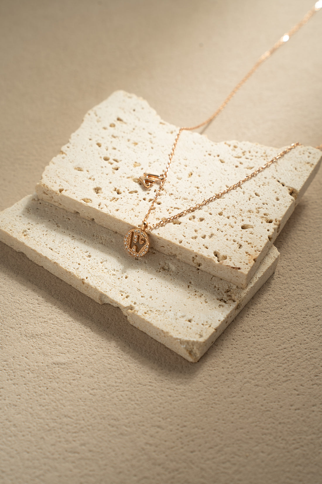 Alphabet Pendant Necklace – Personalized 925 Silver with 18K Gold Plating