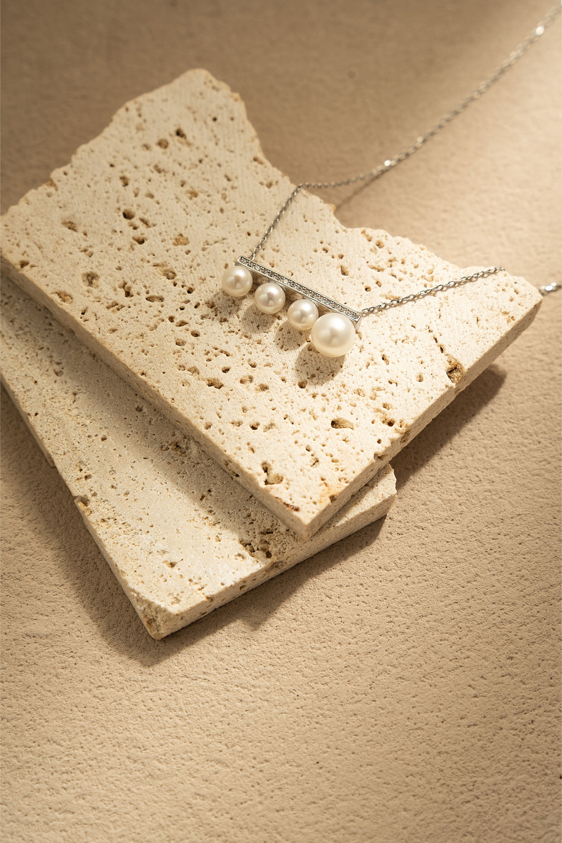 Four-Note Freshwater Pearl Necklace