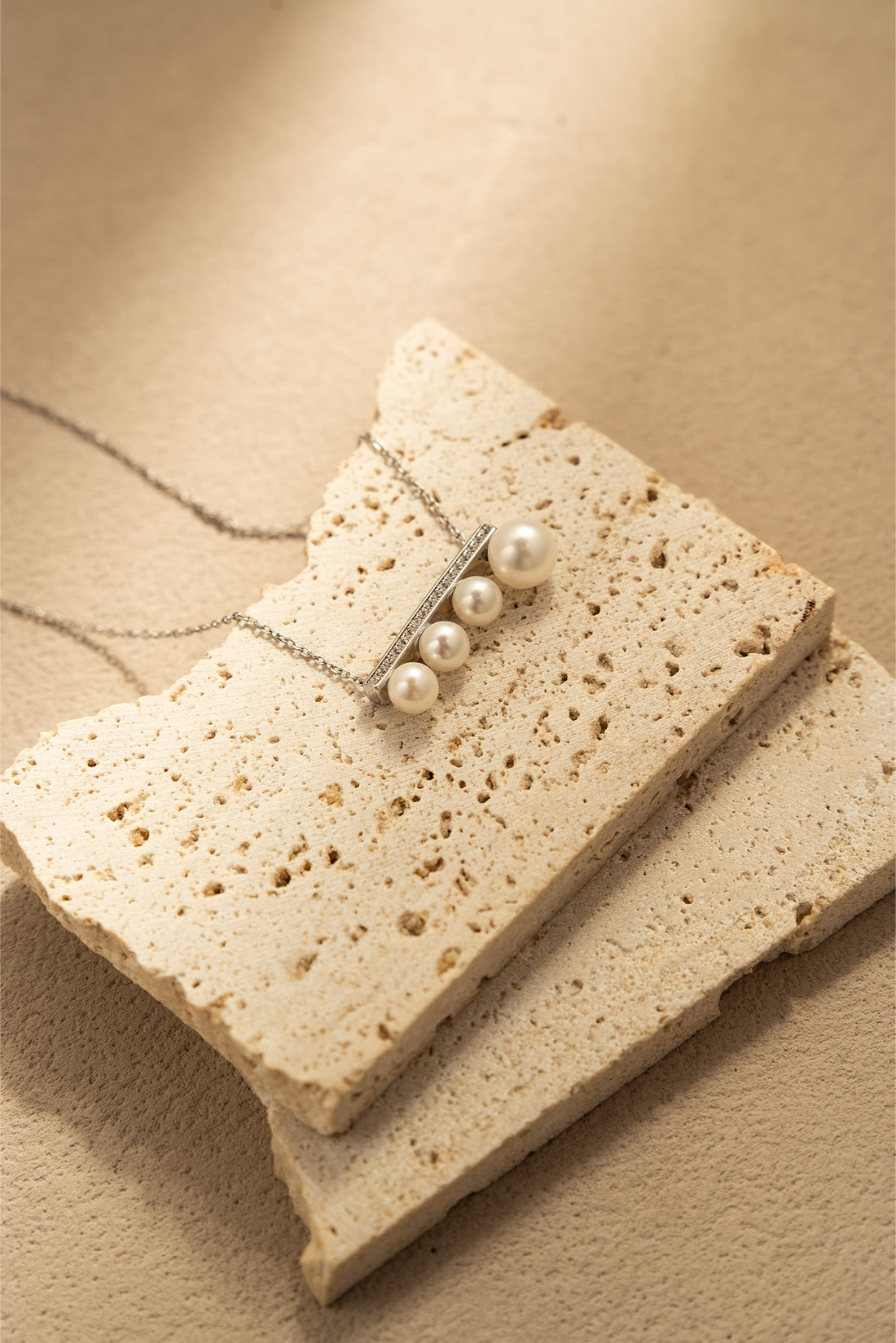 Four-Note Freshwater Pearl Necklace