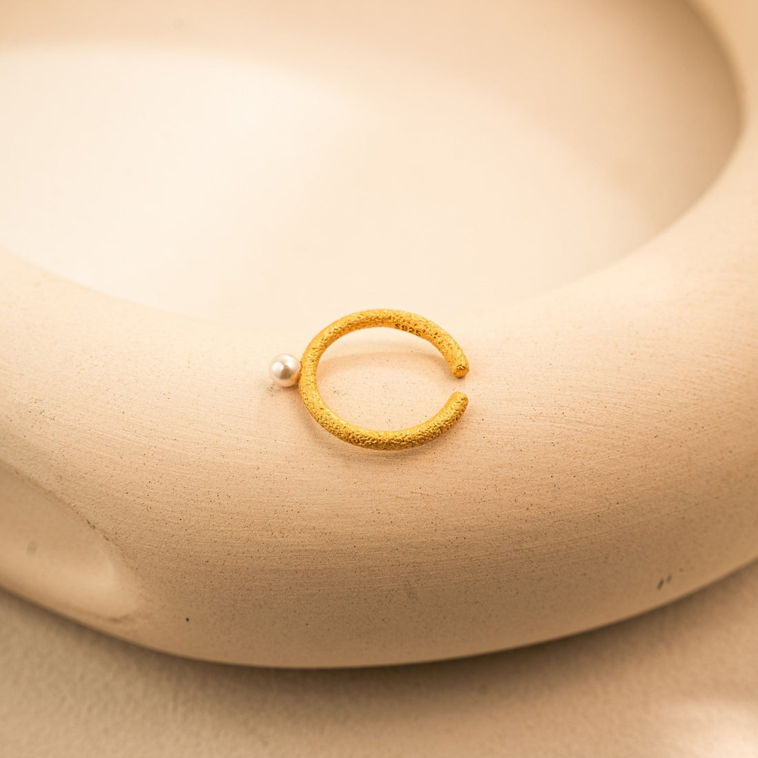 Sunset Moonlight Pearl Ring