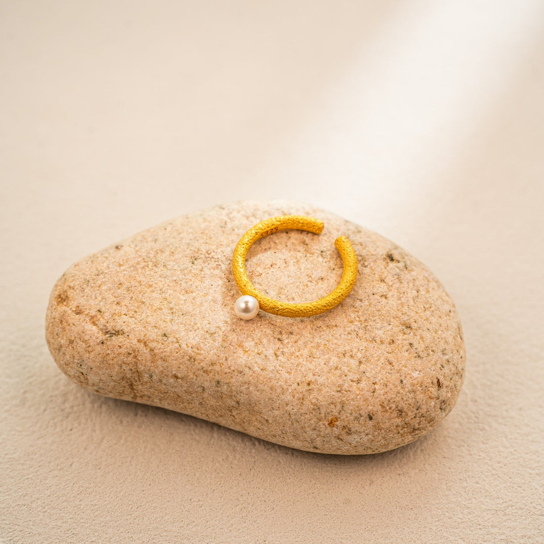Sunset Moonlight Pearl Ring