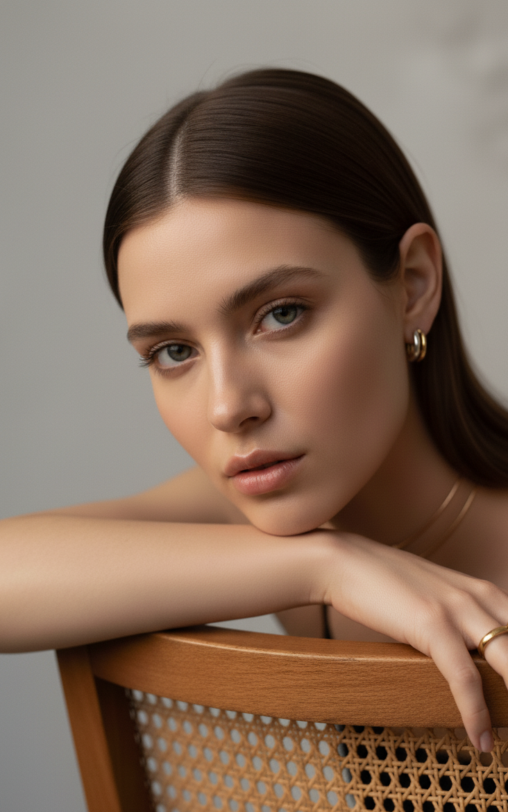 Architect Duo-Tone Earrings – 925 Silver with 18K Gold Plating