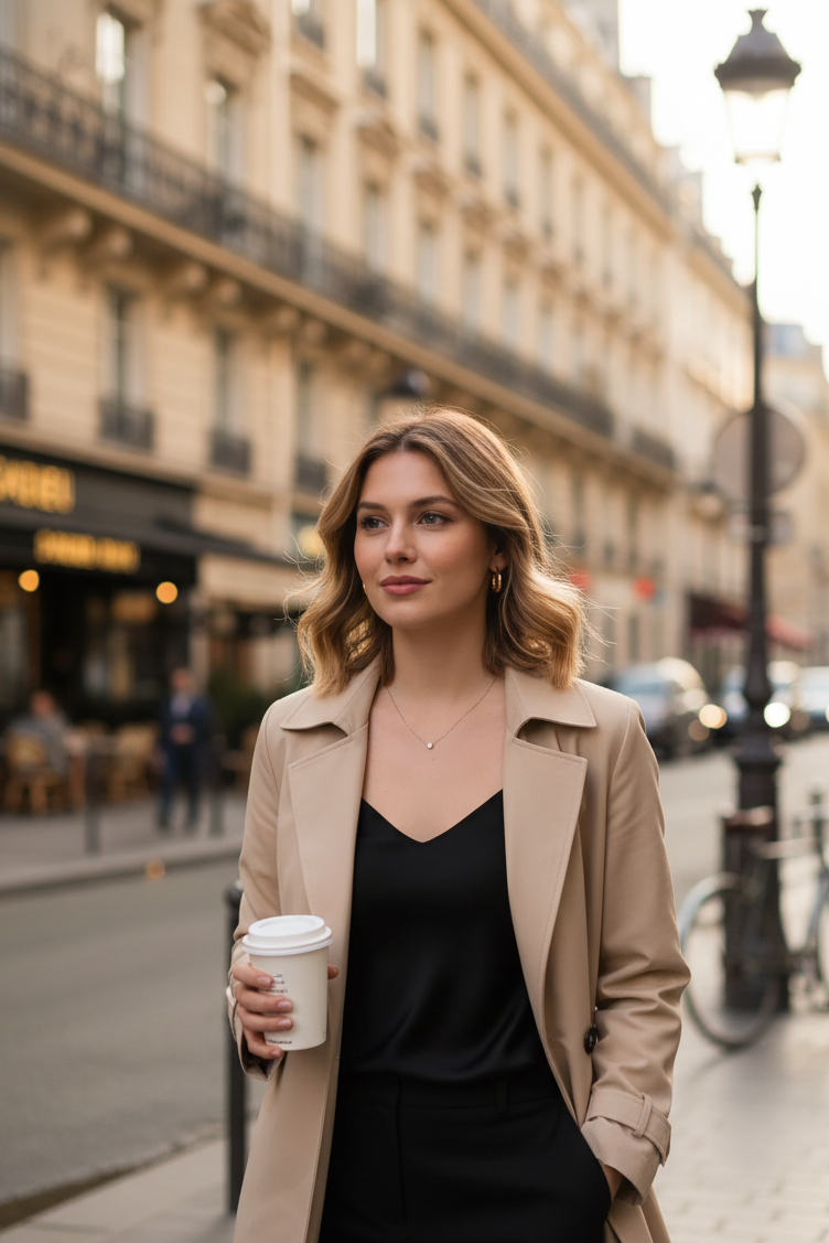 Minimalist Zircon Pendant Necklace – 925 Silver with 18K Gold/Platinum Plating