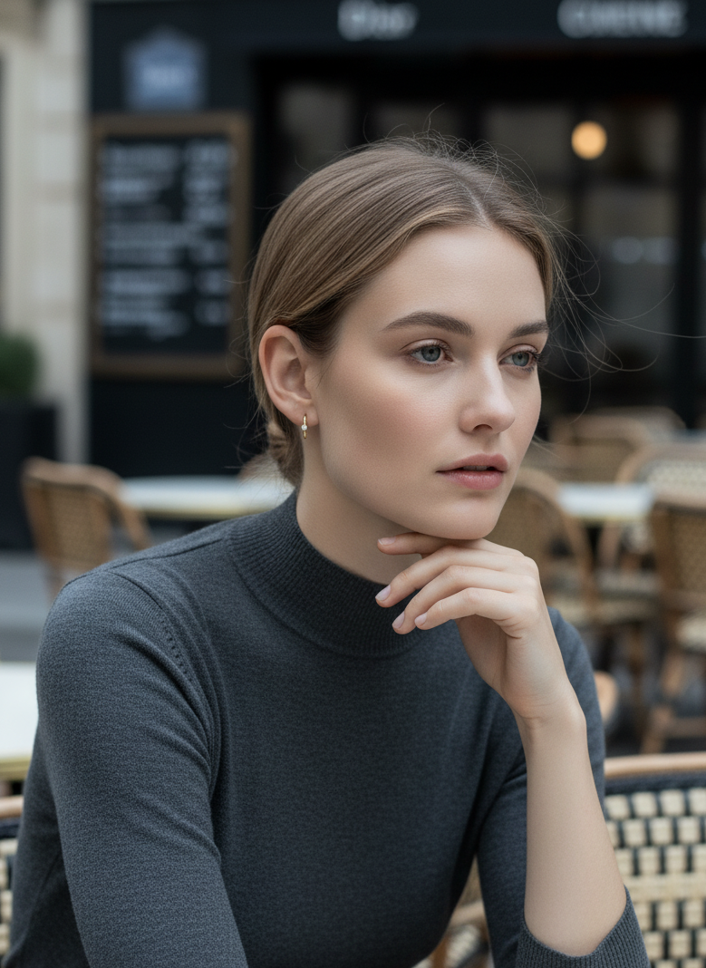 LUMI Whisper Hoops – Dainty 925 Silver Earrings in Gold or Silver