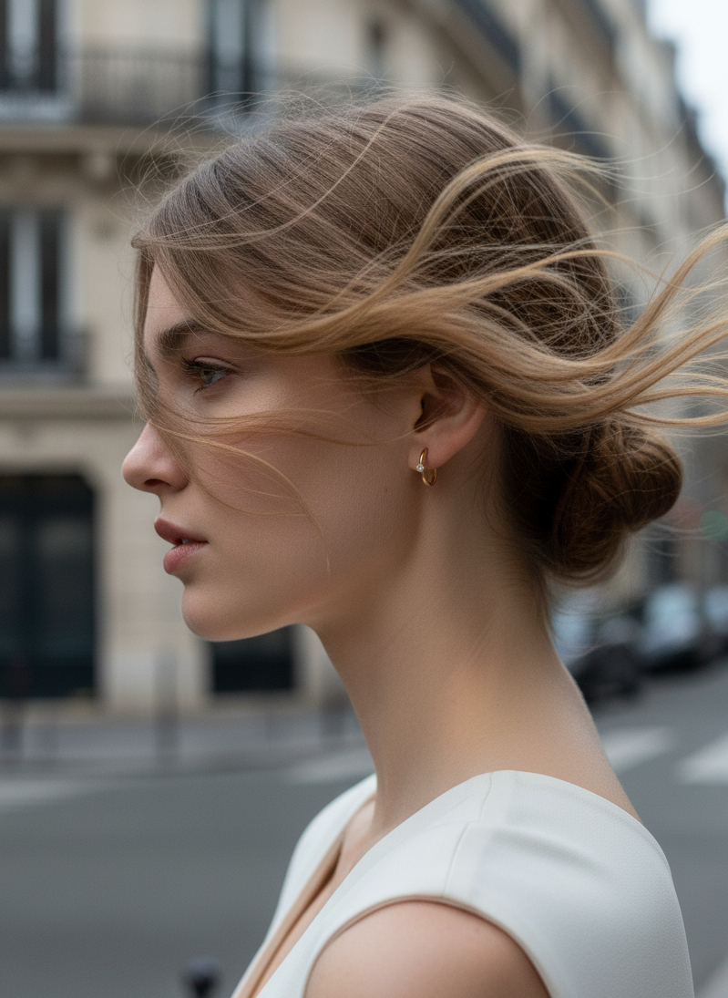 LUMI Whisper Hoops – Dainty 925 Silver Earrings in Gold or Silver