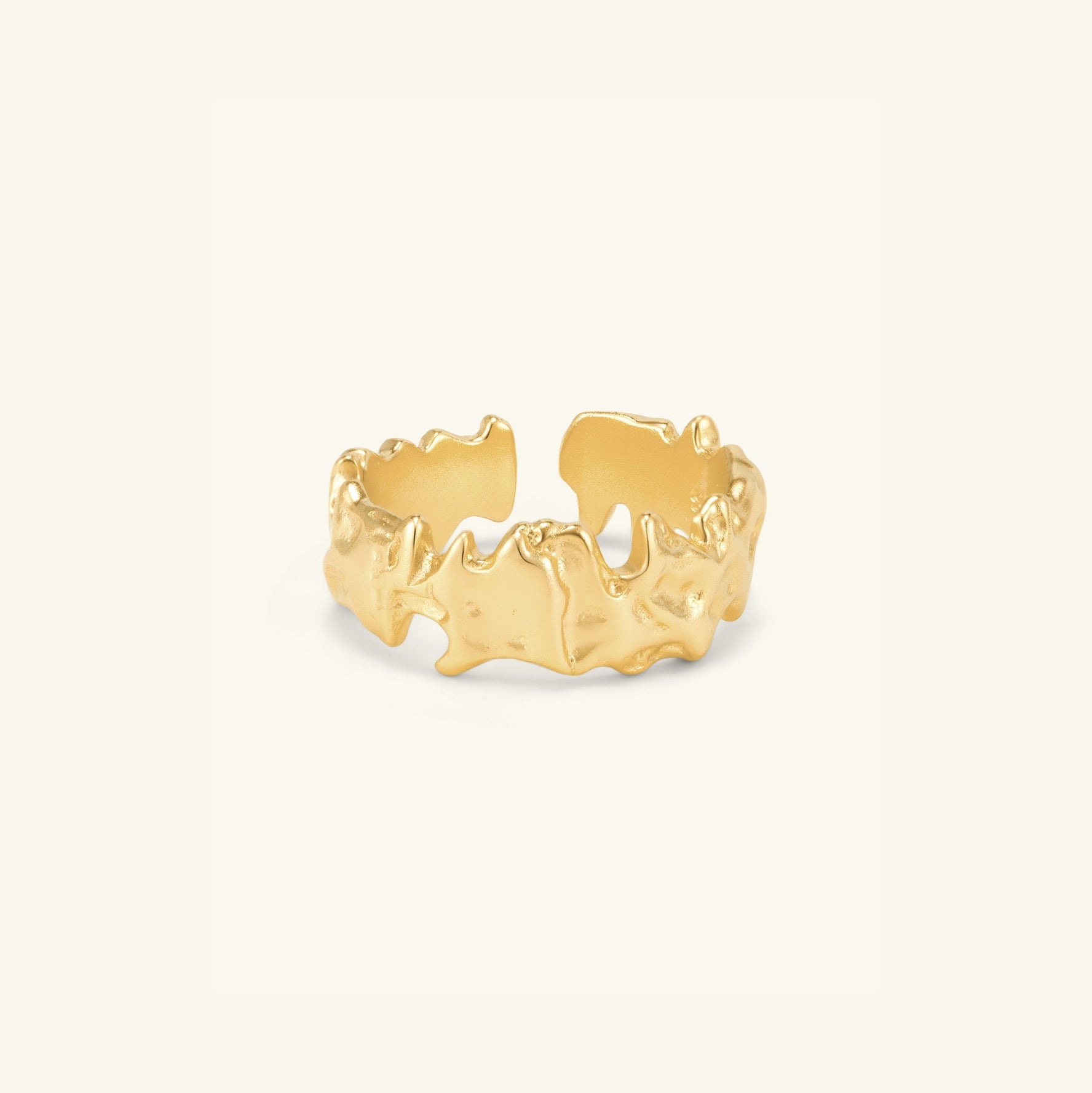 Mountain Texture Adjustable Ring