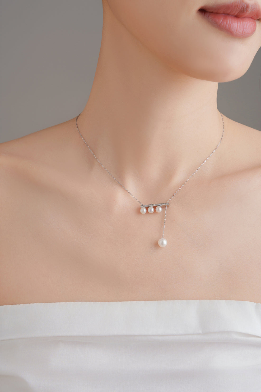 Four-Note Freshwater Pearl Necklace