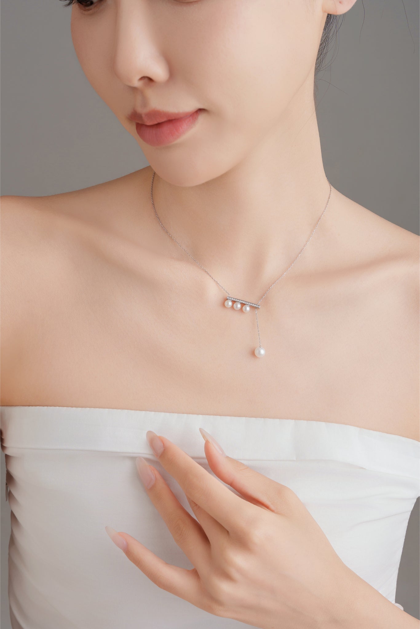 Four-Note Freshwater Pearl Necklace