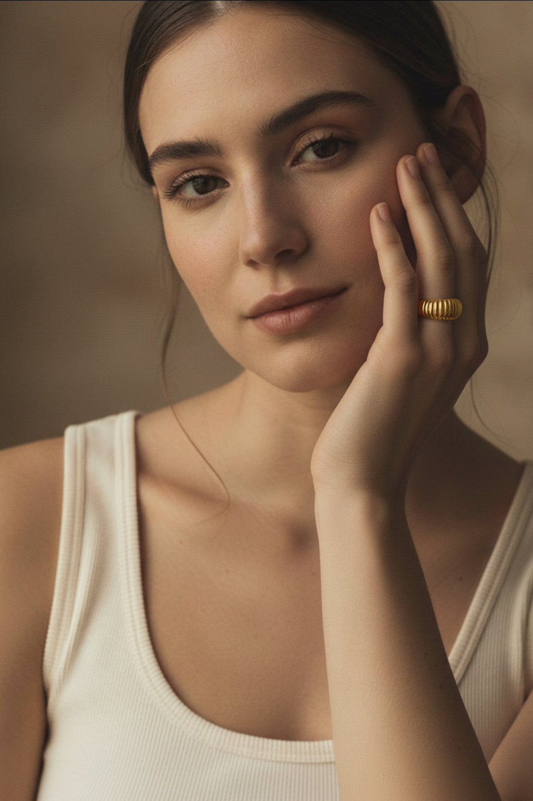 Sunlit Rhythm Ring – 18K Gold Vermeil on 925 Silver