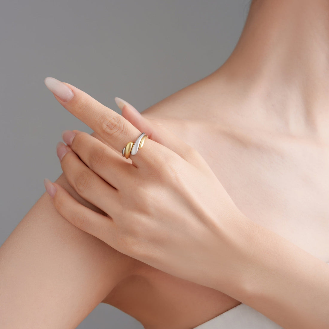 Echoes of Light ring（Platinum+Gold）